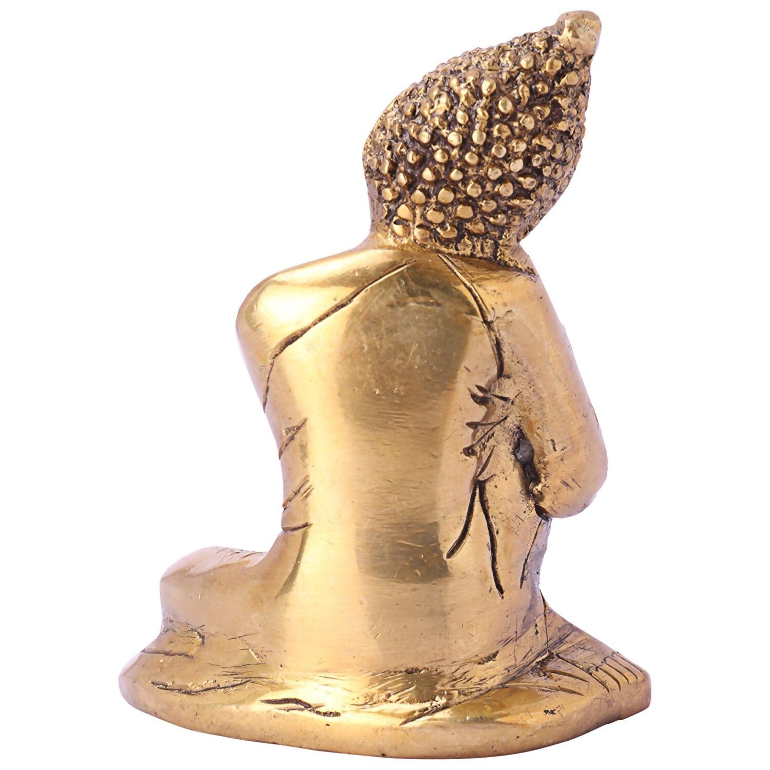 DreamKraft Metal Lord Buddha Idol - Grab2buy