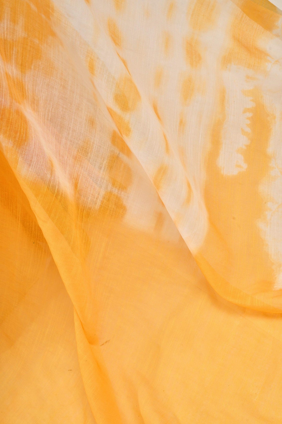 Dwija Fashion Yellow Party Wear Printed Linen Ready To Wear Saree With Unstitched Blouse