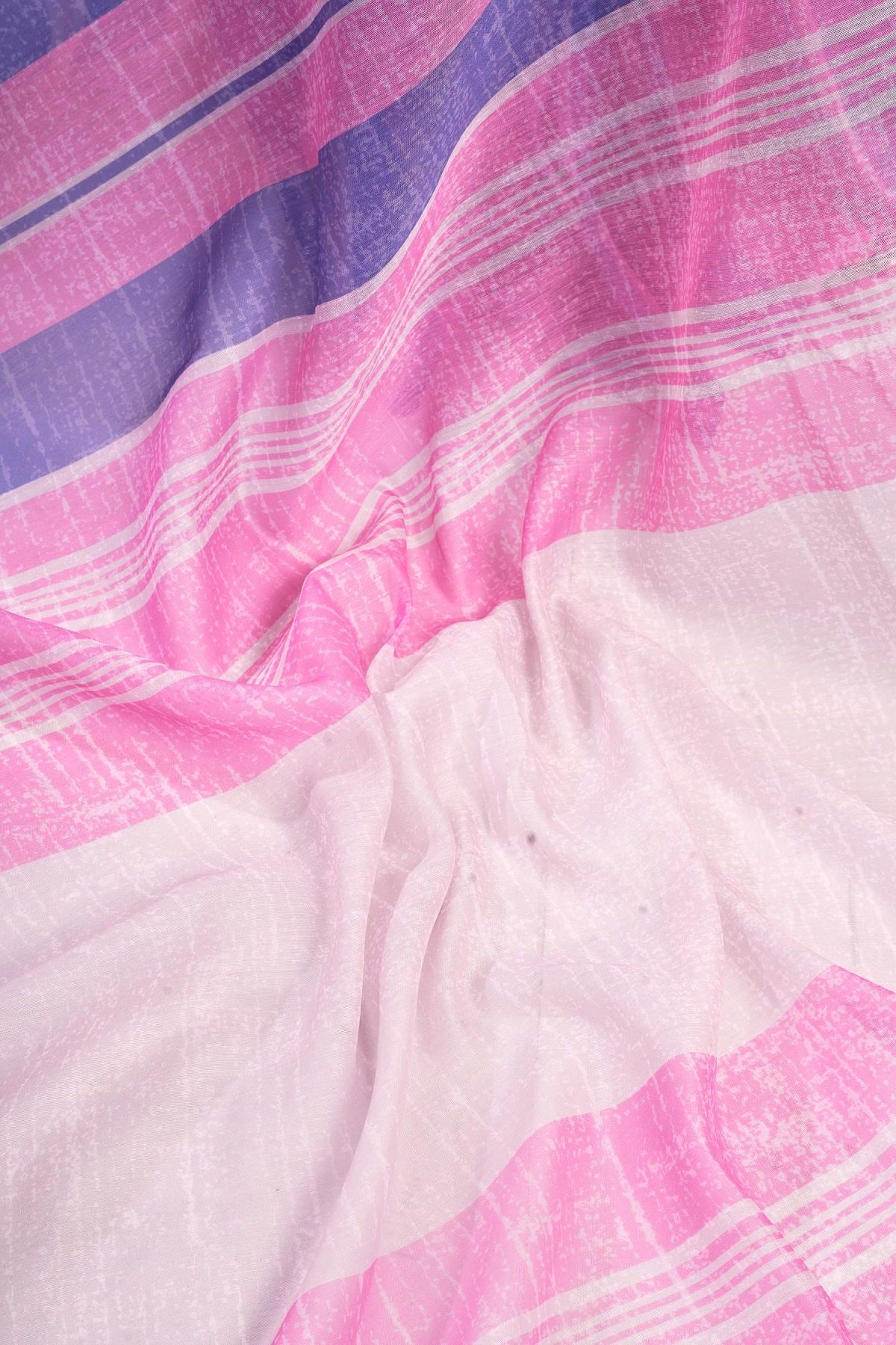 Dwija Fashion Pink Party Wear Printed Linen Ready To Wear Saree With Unstitched Blouse