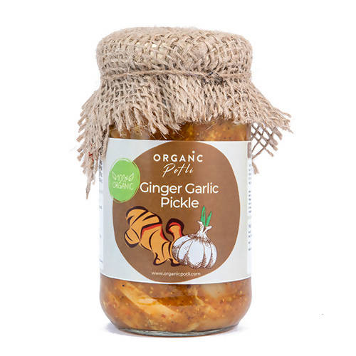 Organic Potli Ginger Garlic Pickle - Grab2buy
