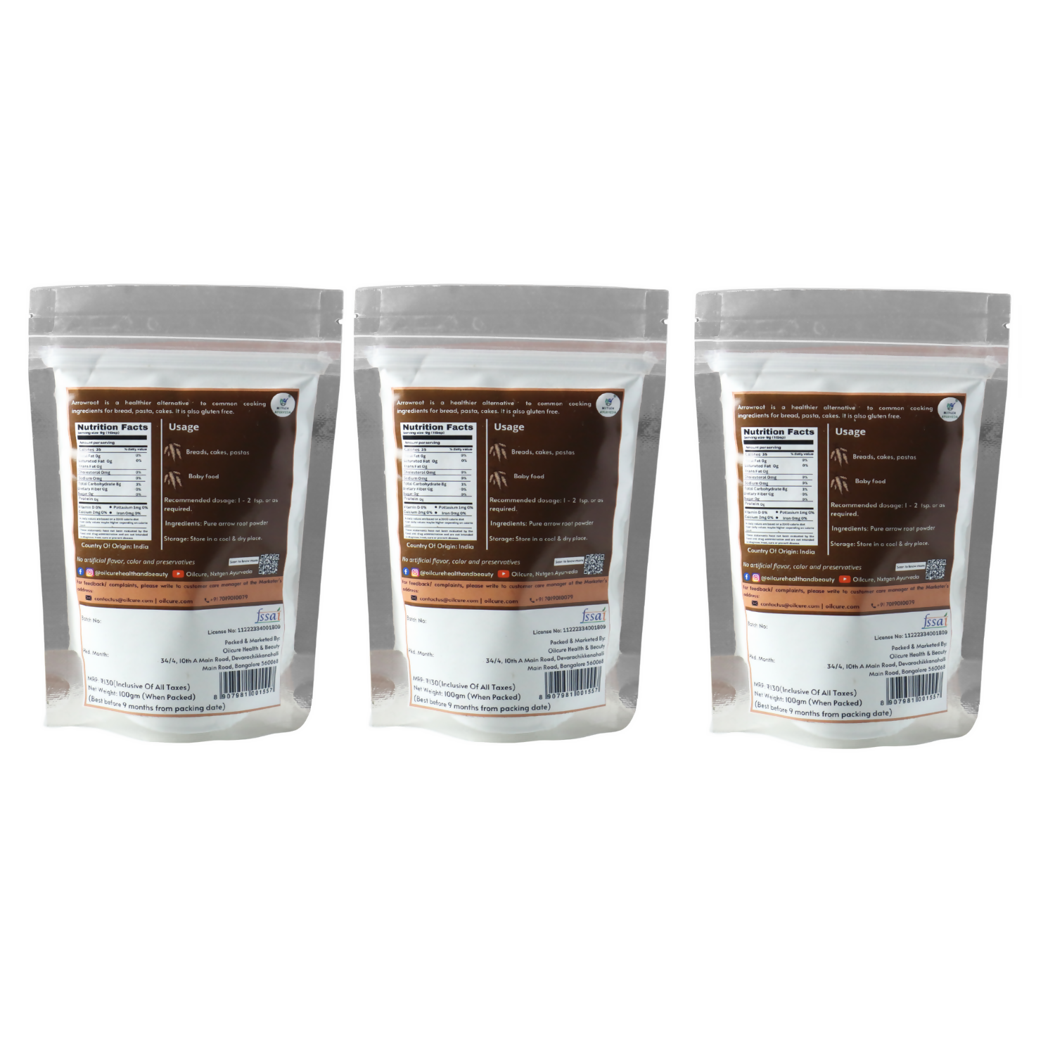 Nxtgen Ayurveda Arrowroot Powder - Grab2buy
