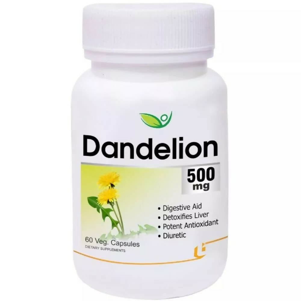 Biotrex Dandelion 500mg Veg Capsules 