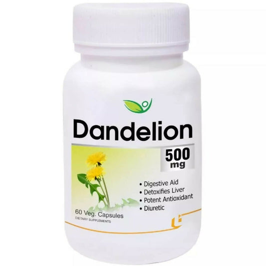 Biotrex Dandelion 500mg Veg Capsules 