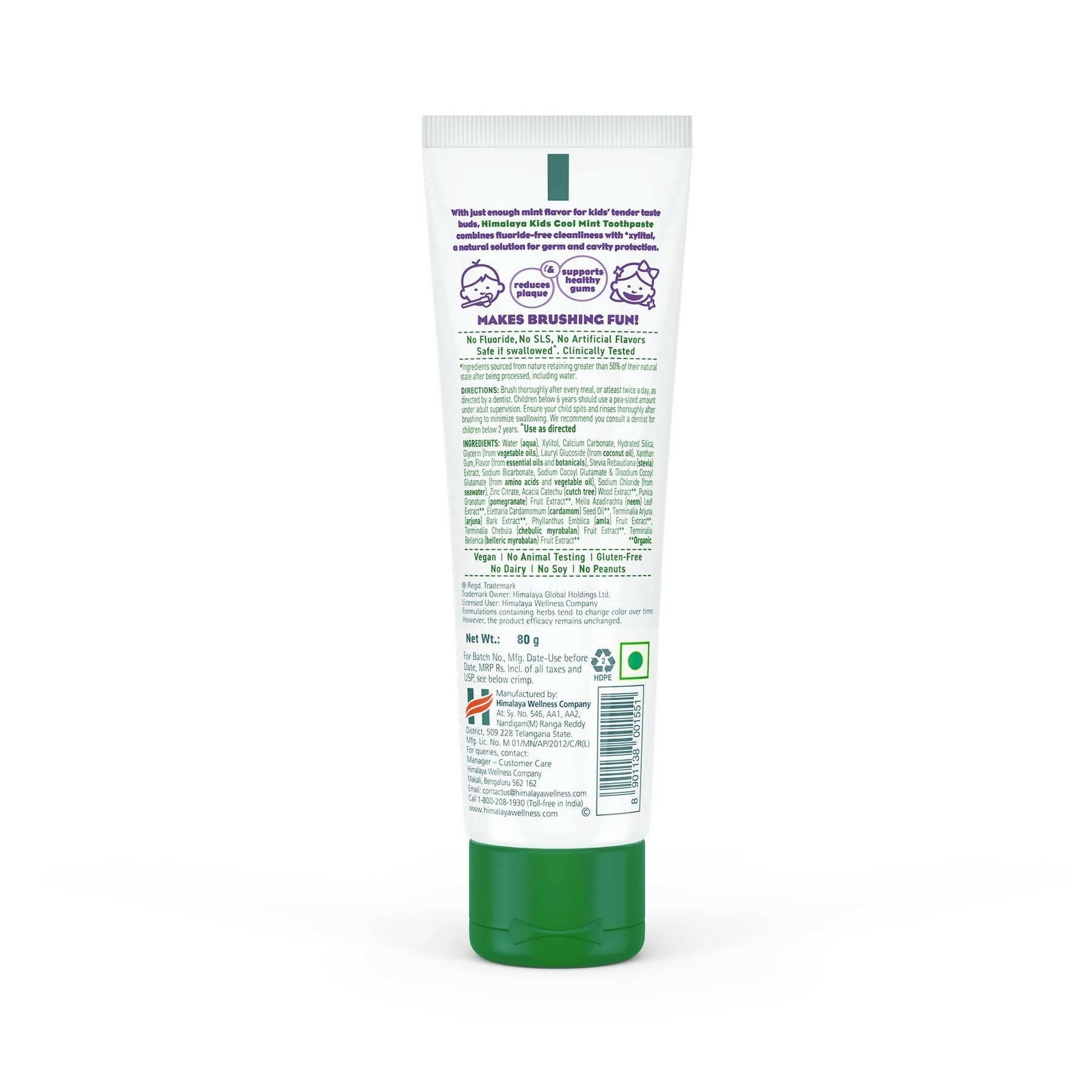 Himalaya Kids Cool Mint Toothpaste - Distacart