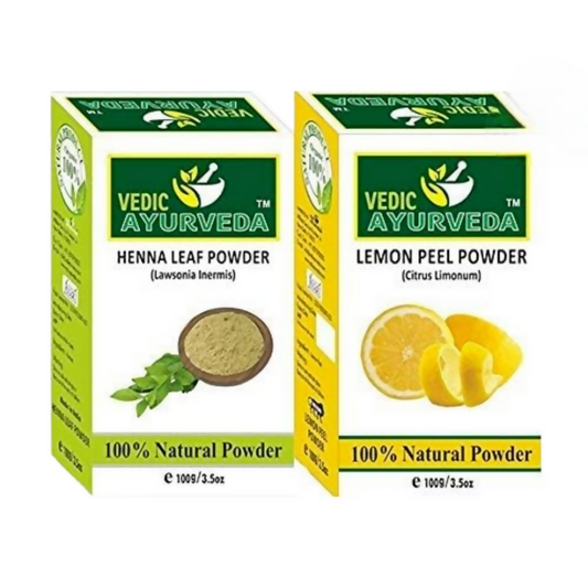 VedicAyurveda Henna Leaf Powder and Lemon Powder  Grab2Buy VedicAyurveda Grab2Buy