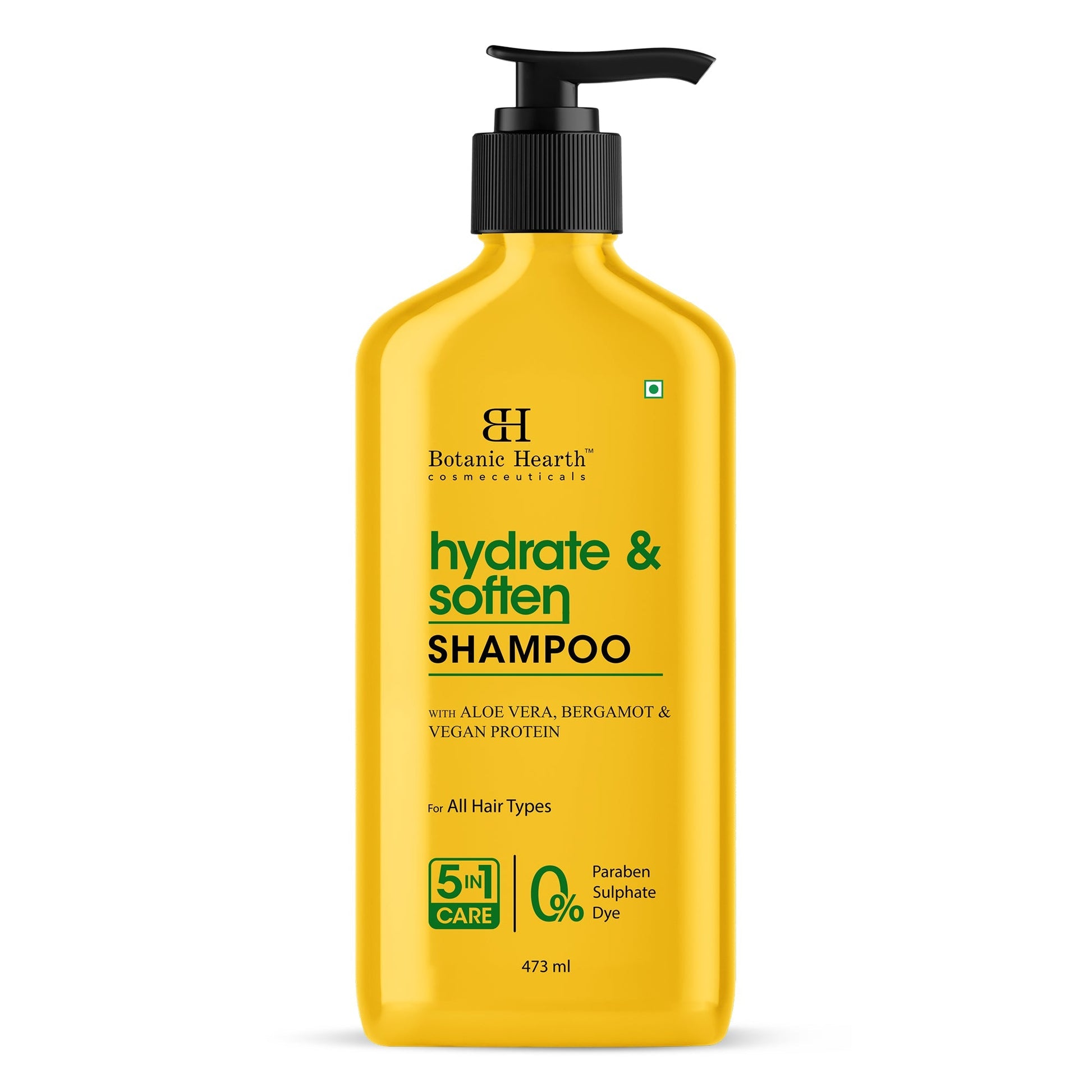 Botanic Hearth Hydrate & Soften Shampoo with Aloe Vera & Vegan Protein