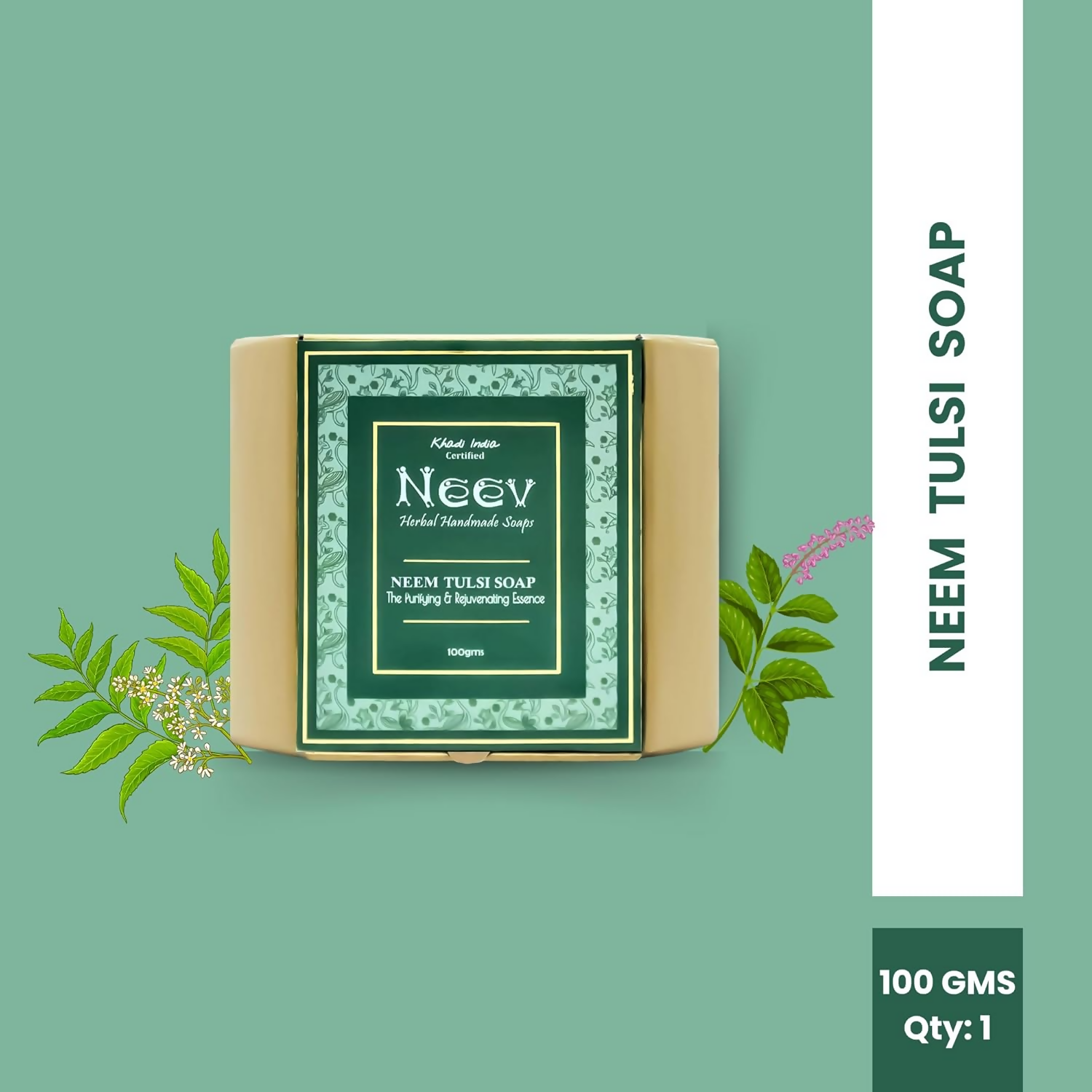 Neev Herbal Handmade Soap Neem Tulsi Handmade Soap
