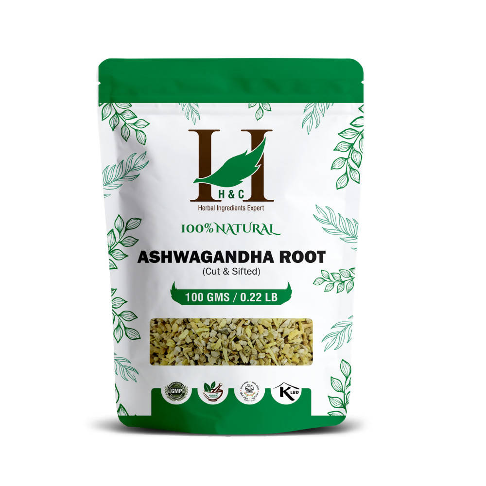 H&C Herbal Ashwagandha Roots Cut & Shifted Herbal Tea Ingredient - Grab2buy