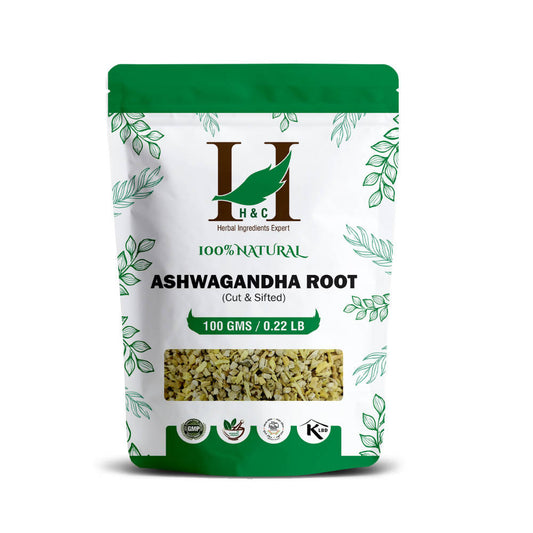 H&C Herbal Ashwagandha Roots Cut & Shifted Herbal Tea Ingredient - Grab2buy