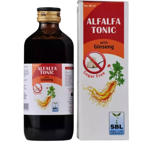 SBL Homeopathy Alfalfa Tonic with Ginseng Sugar Free 