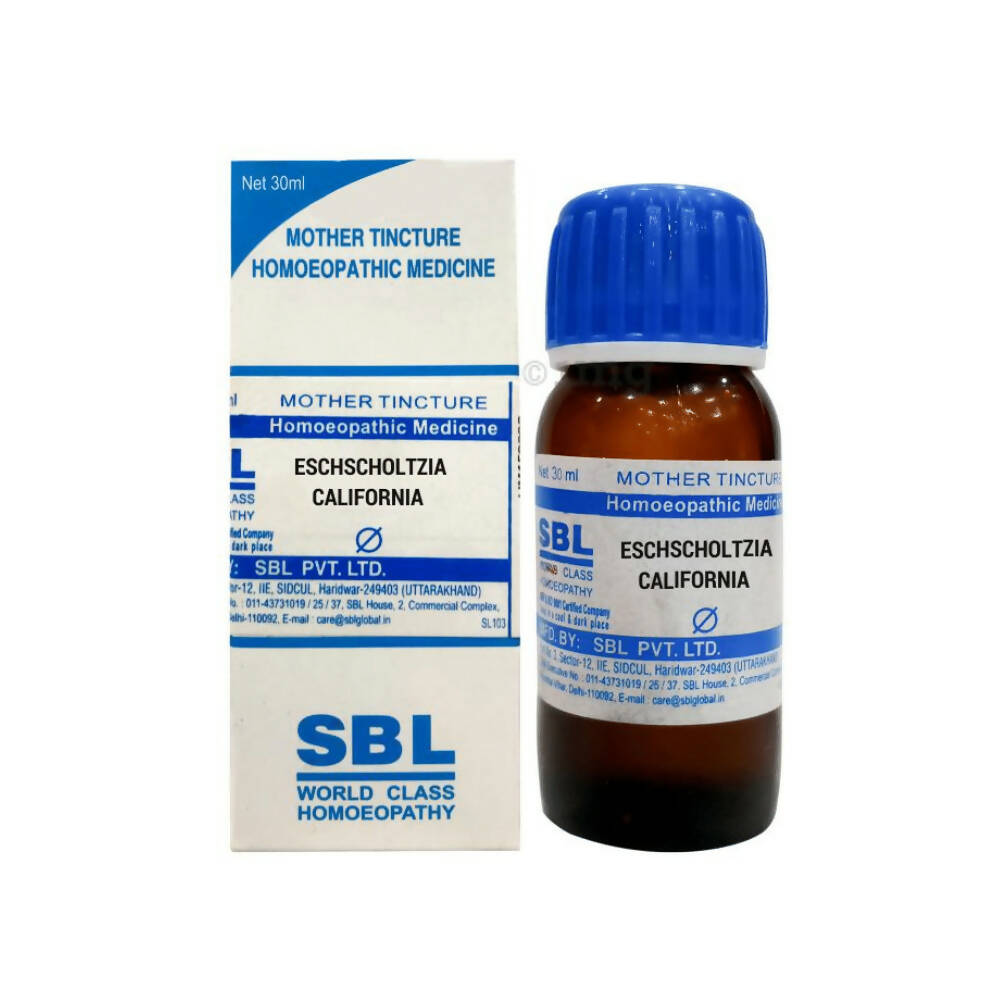 SBL Homeopathy Eschscholtzia Californica Mother Tincture Q 