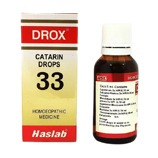 Haslab Homeopathy Drox 33 Catarin Drop 