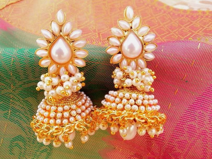 White Aashiqui-2 Earrings