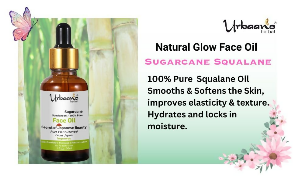 Urbaano Herbal Sugarcane Squalane Face Oil Serum  Grab2Buy Urbaano Herbal Grab2Buy