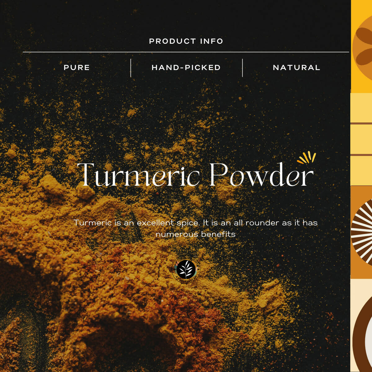 Organic Ayurvedistan Turmeric Powder 