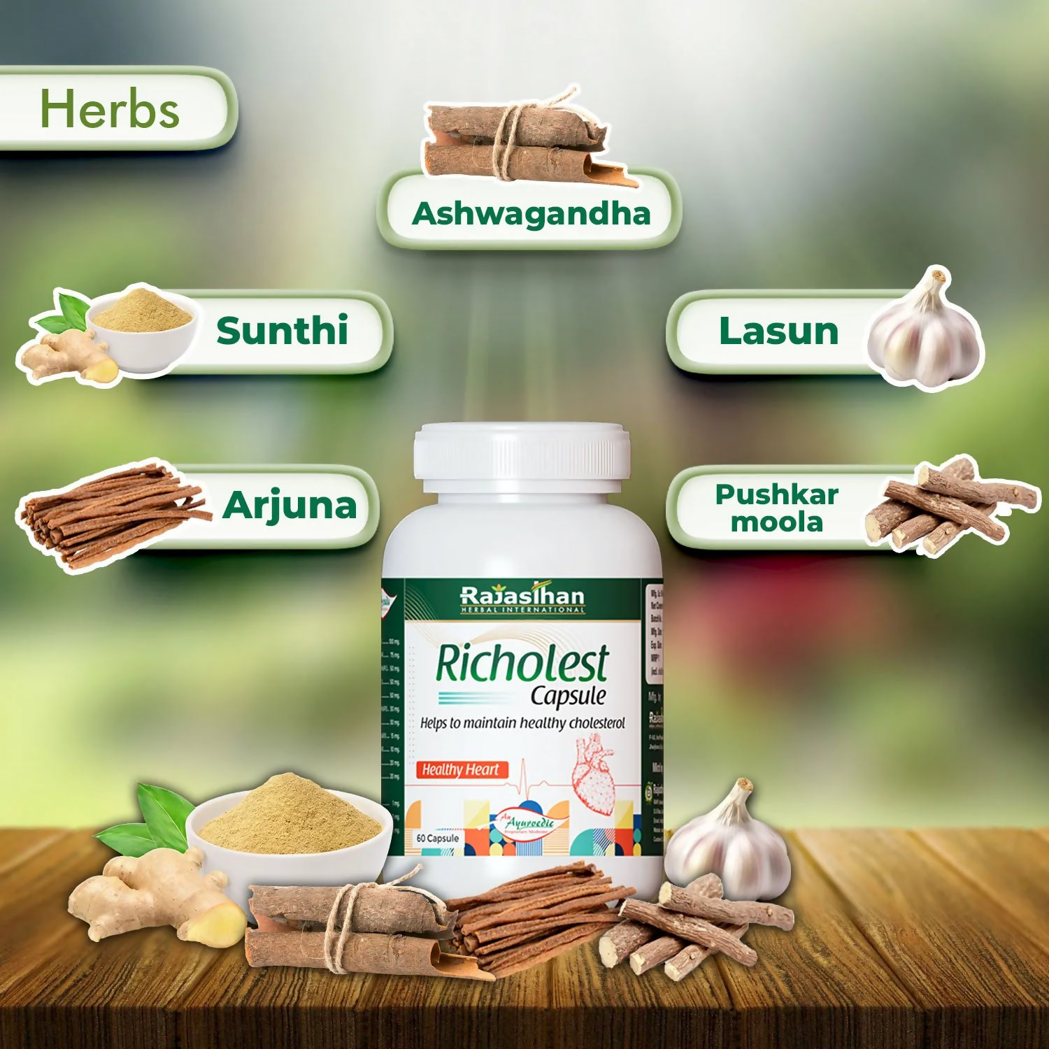 Rajasthan Herbals Richolest Capsules 