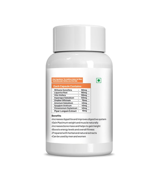 Ae Naturals Health Tone Weight Gain Capsules - Grab2buy