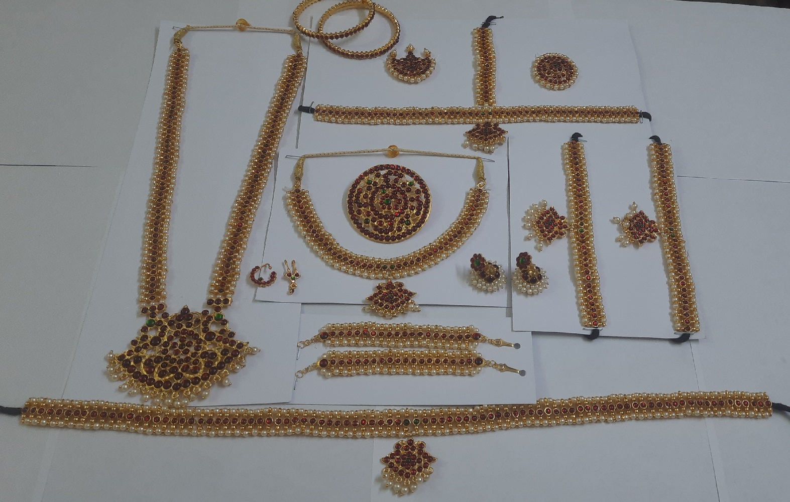 Elite Trading Heavy Boll Bharatnatyam Dance Jewellery Set Elite Trade