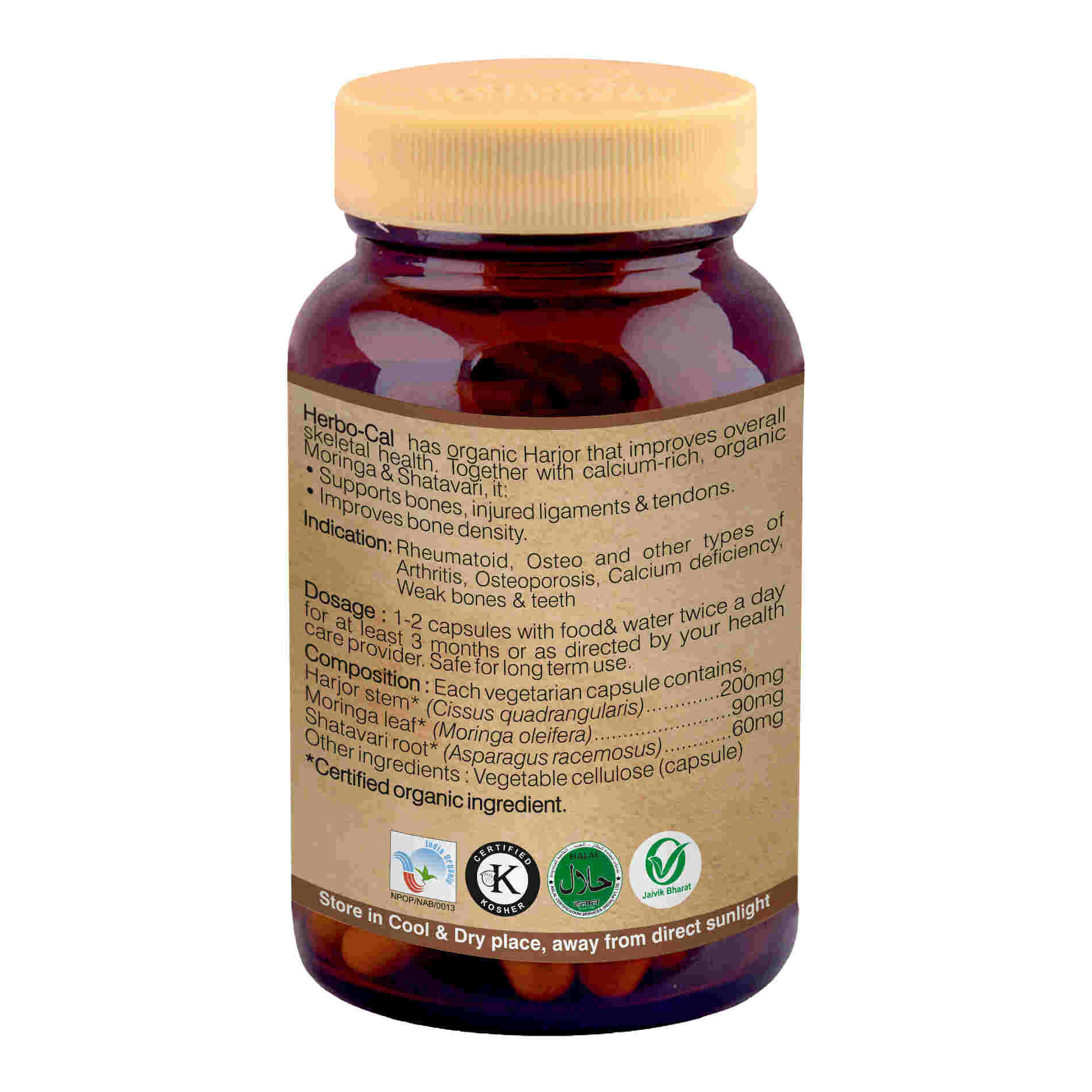 Organic Wellness Herbo-Cal - Swadesiicart