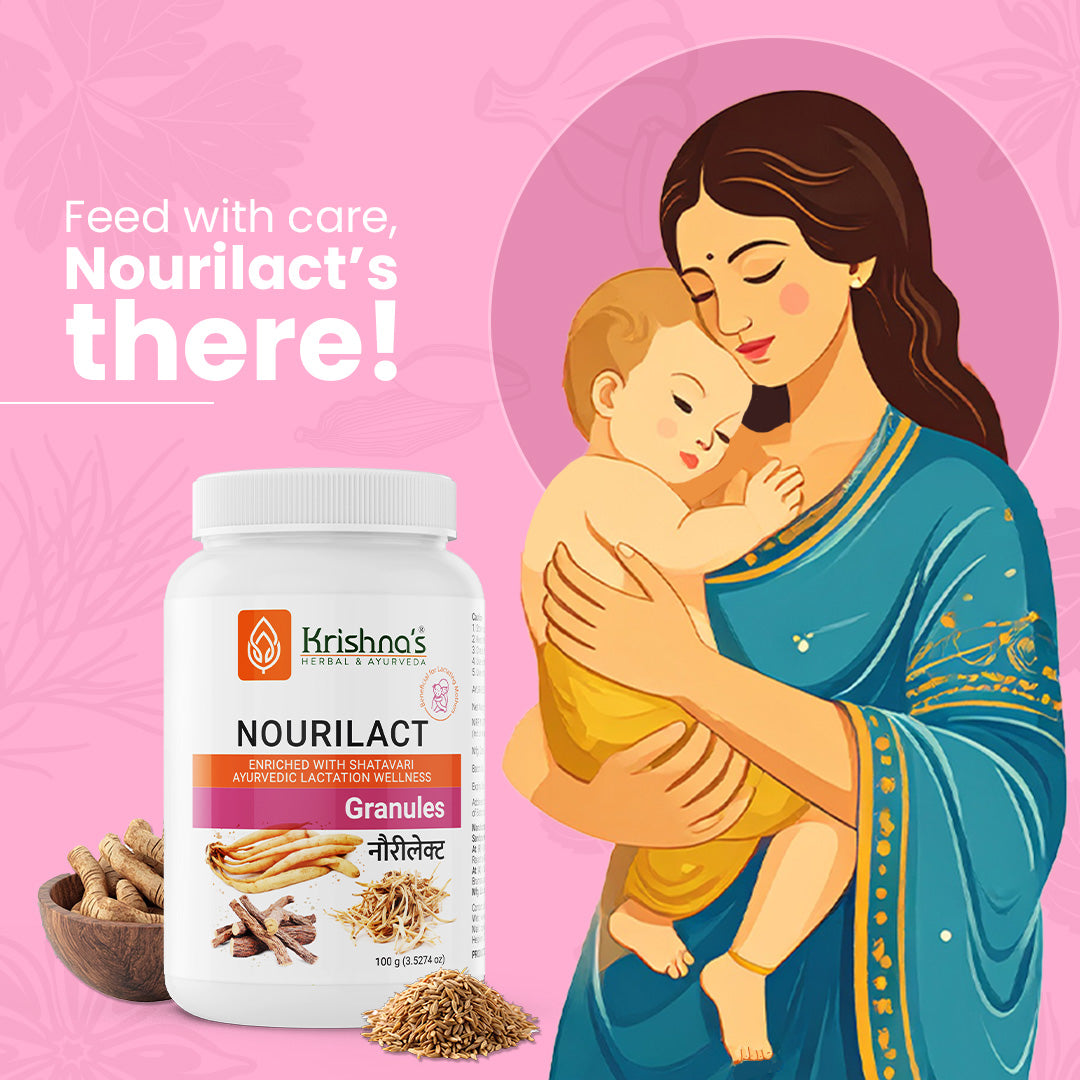 Krishna'S Herbal & Ayurveda Nourilact Granules 