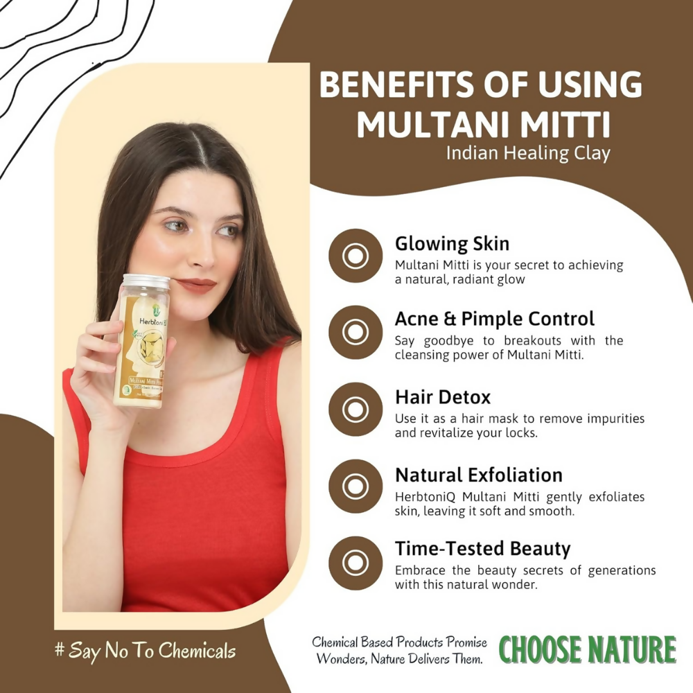 Herbtoniq Orange Peel and Multani Mitti Powder