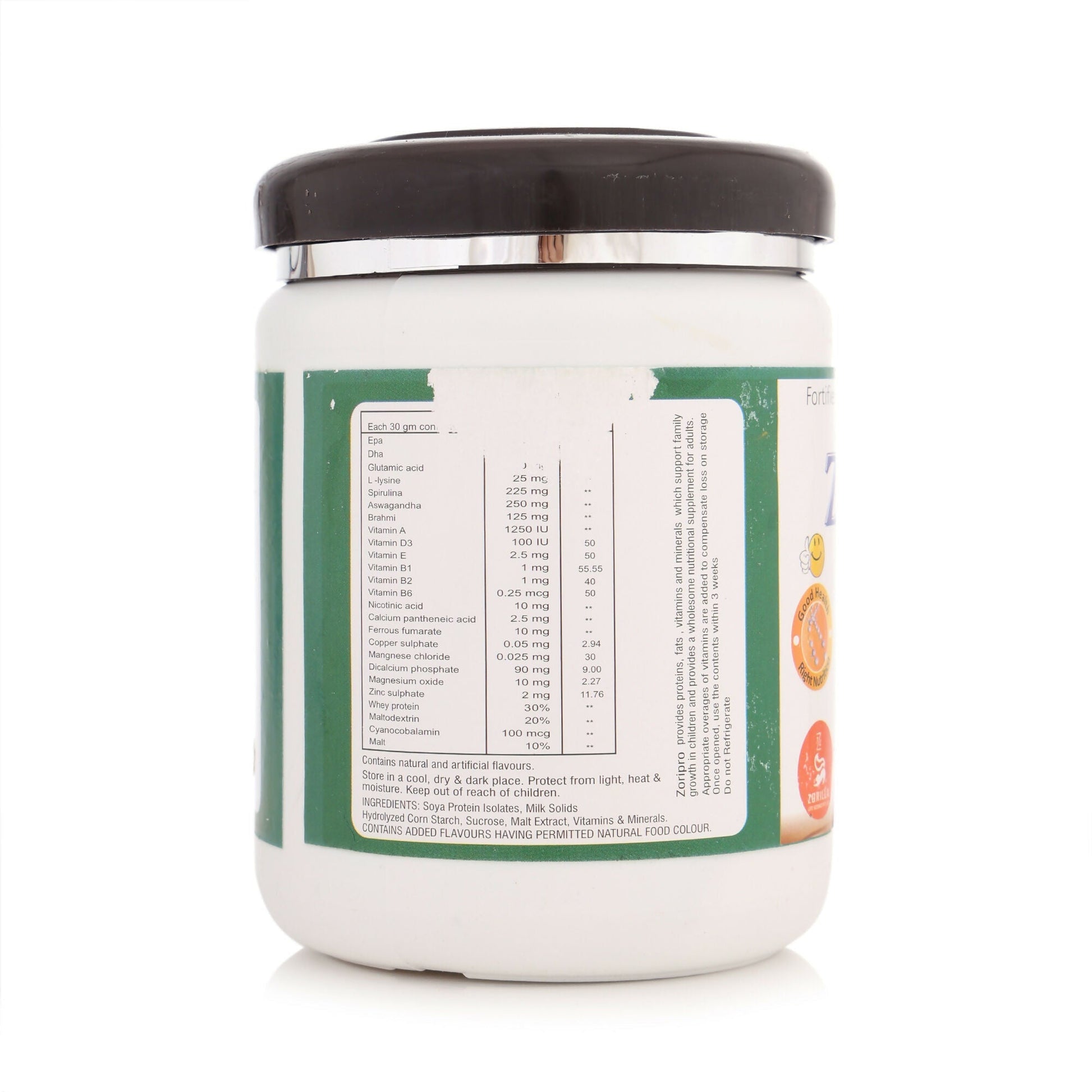 Zorilla Life Science Zoripro Protein Powder - Chocolate I Multivitamin I Multimineral I Anti-Oxidant for all ages I with Power of Herbs 