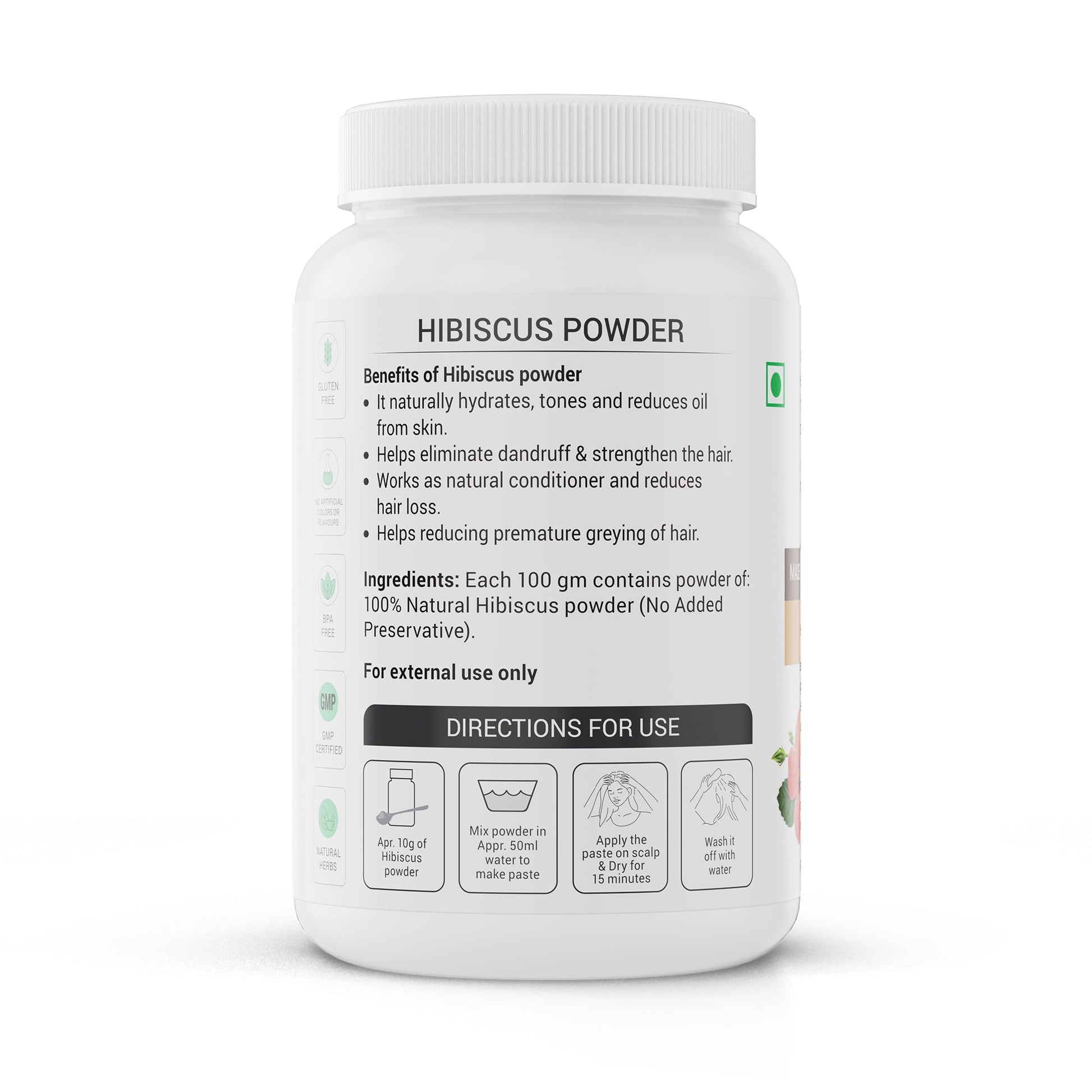 Krishna'S Herbal & Ayurveda Hibiscus Powder 
