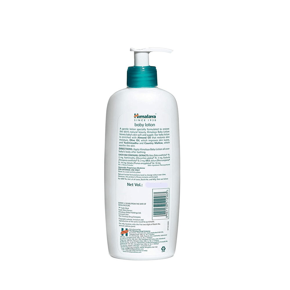 Himalaya Baby Lotion | Ayurvedic Nourishing & Moisturizing Lotion for Baby Skin 