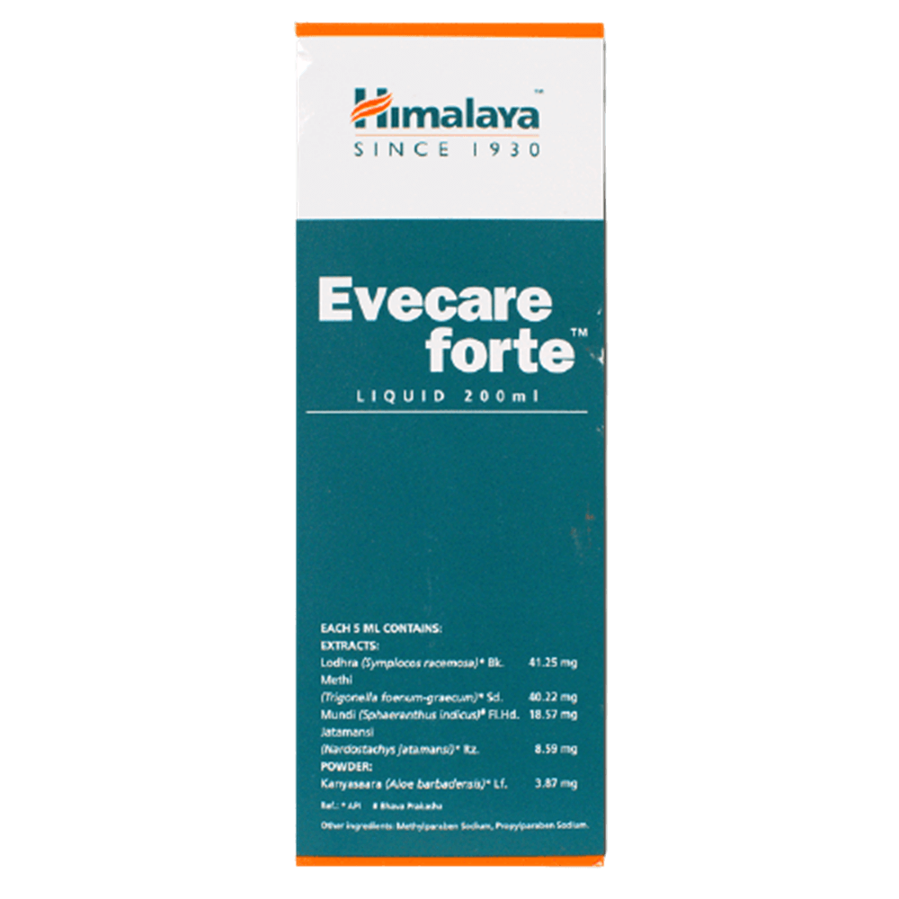 Himalaya Herbals Evecare Forte Liquid | Ayurvedic Women's Tonic for Menstrual Health & Hormonal Balance 