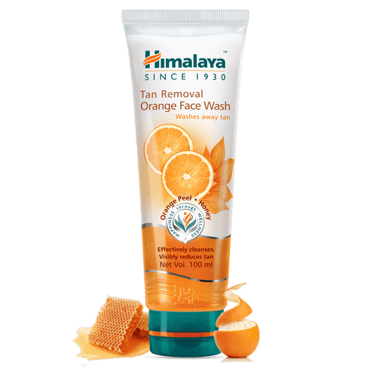 Himalaya Tan Removal Orange Face Wash - 100ml - Distacart