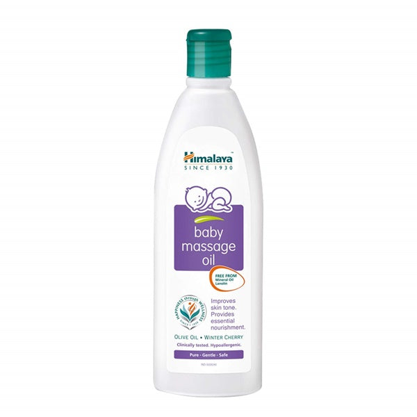 Himalaya Baby Massage Oil | Ayurvedic Nourishing Oil for Baby's Skin, Muscle & Bone Development 