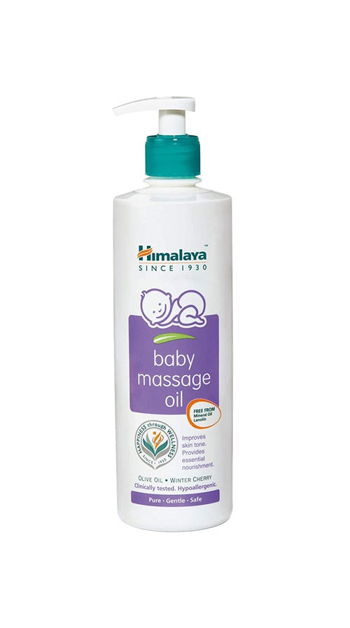 Himalaya Baby Massage Oil | Ayurvedic Nourishing Oil for Baby's Skin, Muscle & Bone Development 
