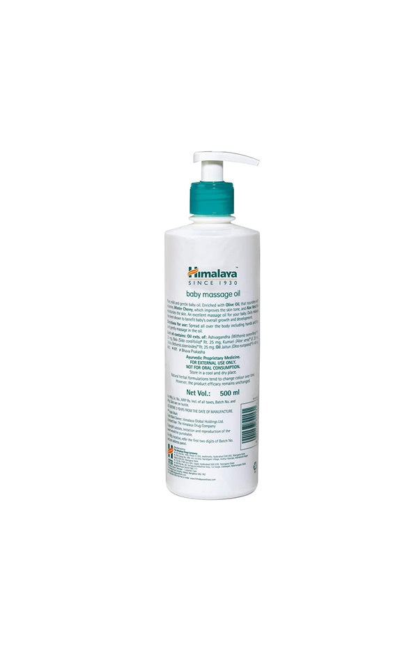 Himalaya Baby Massage Oil | Ayurvedic Nourishing Oil for Baby's Skin, Muscle & Bone Development 