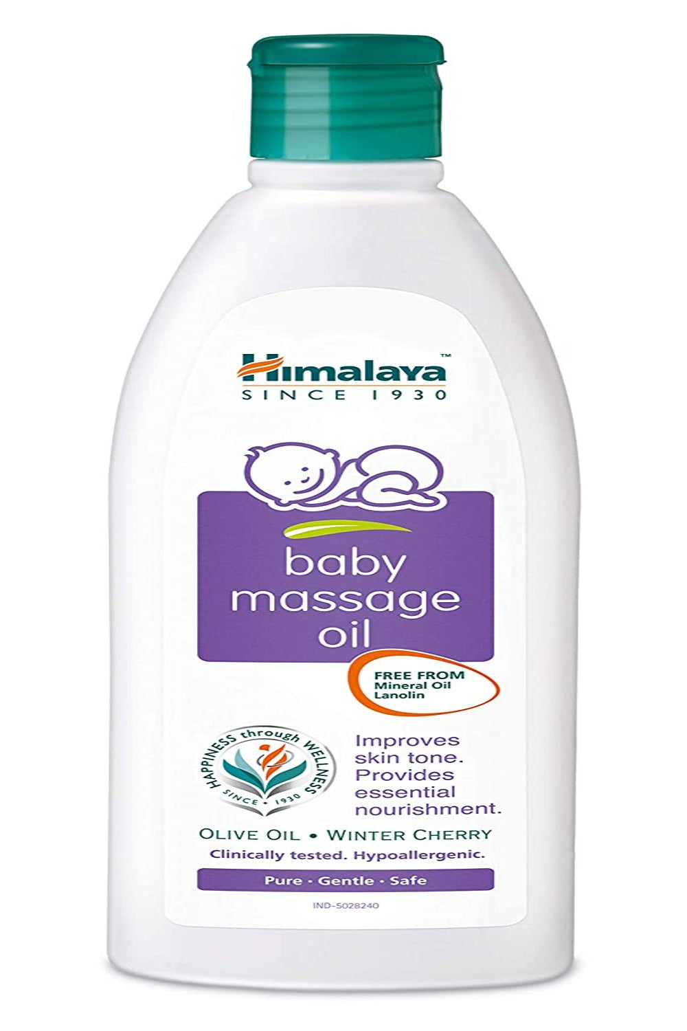 Himalaya Baby Massage Oil | Ayurvedic Nourishing Oil for Baby's Skin, Muscle & Bone Development 