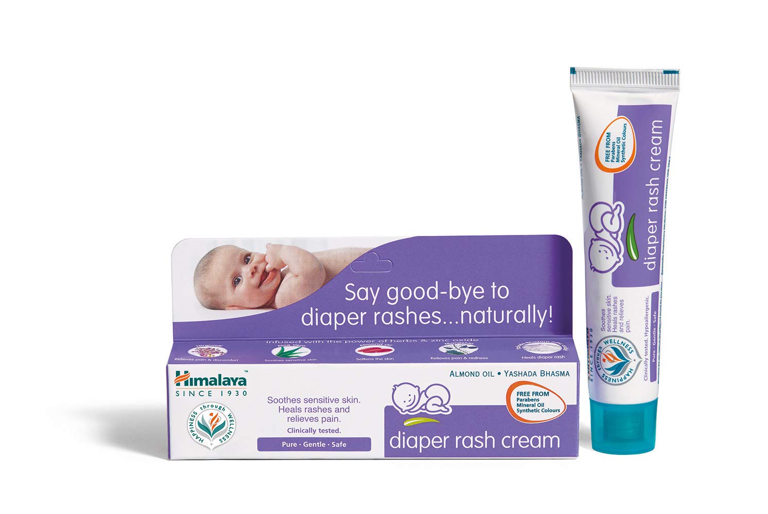 Himalaya Diaper Rash Cream | Ayurvedic Soothing Cream for Baby Diaper Rash Relief & Prevention 
