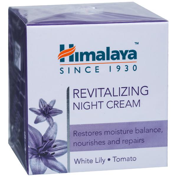 Himalaya Revitalizing Night Cream | Ayurvedic Overnight Repair Cream for Youthful Skin 