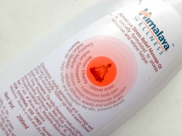 Himalaya Stress Relief Massage Oil 