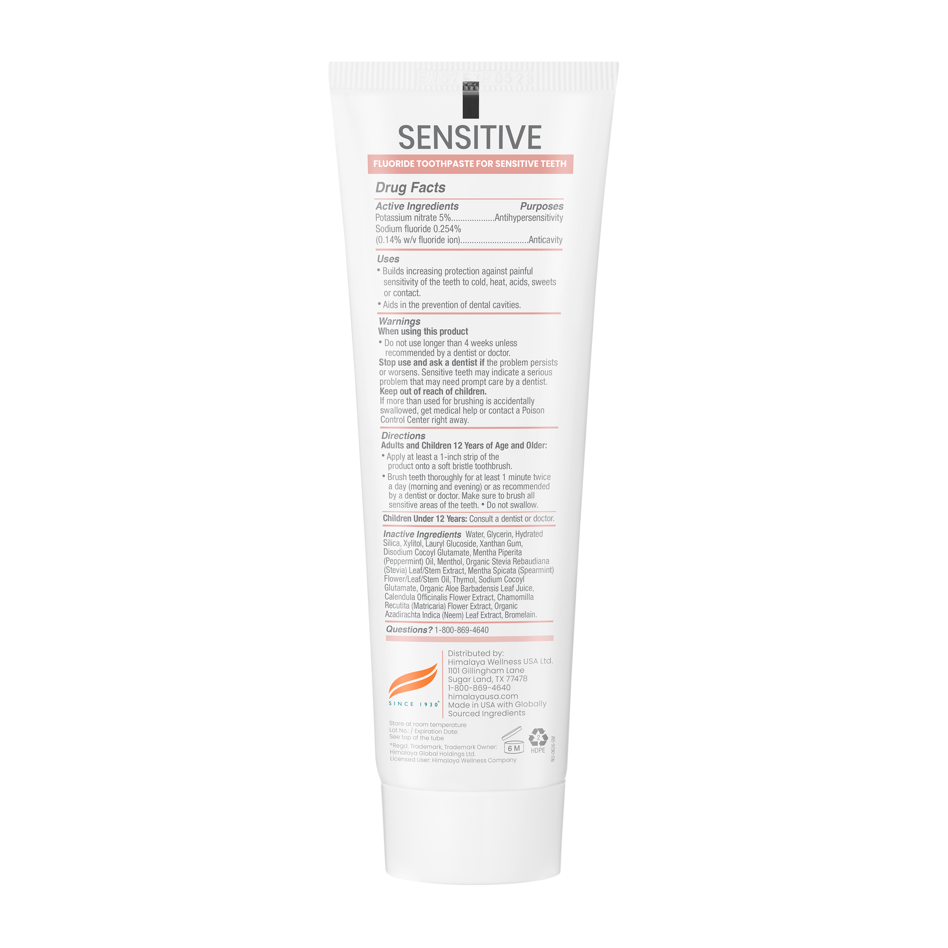 Sensitive Toothpaste 
