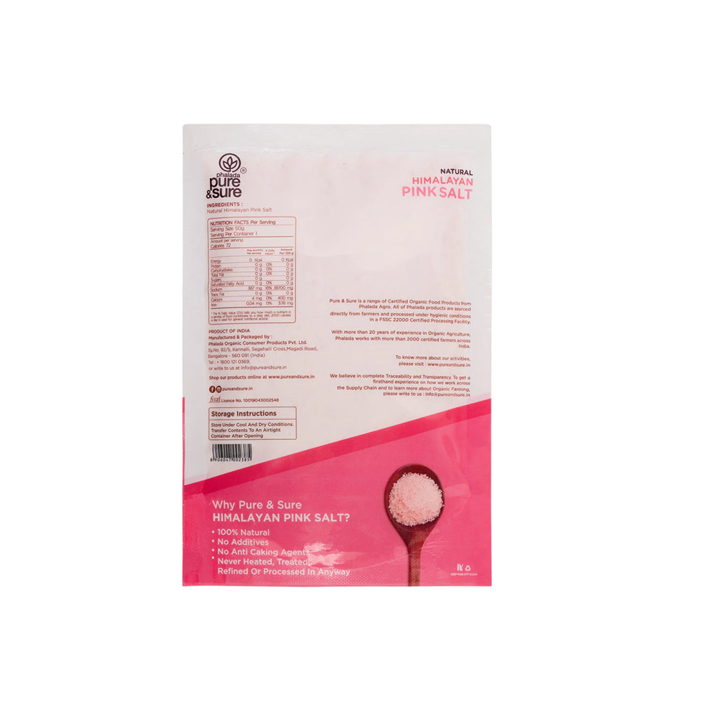 Pure & Sure Organic Natural Himalaya Pink Salt