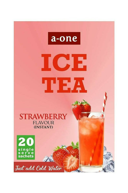 A-One Ice Tea Strawberry Flavour Instant - Grab2buy