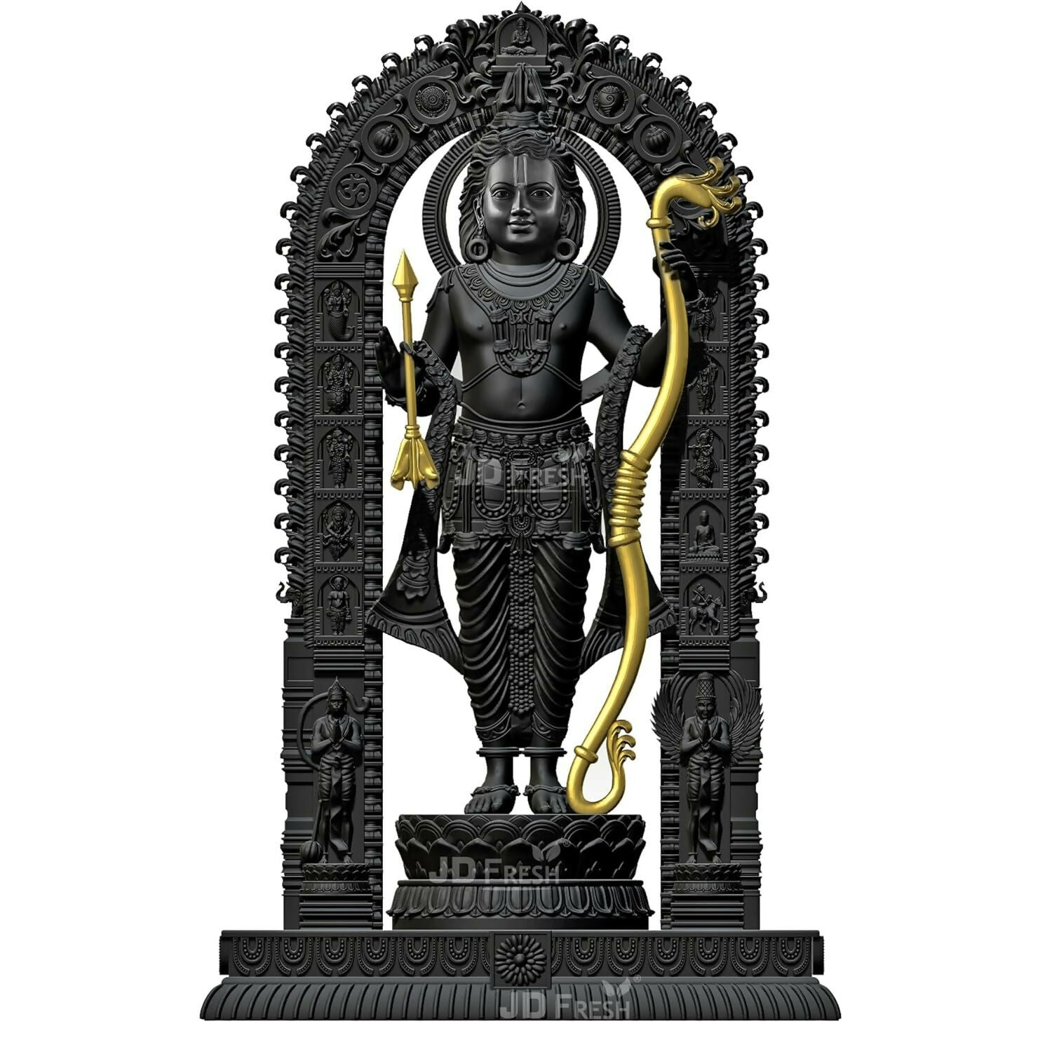 Jd Fresh Shree Ram Lalla Murti In Ayodhya Mandir Ramlalla Temple Idol - Grab2buy