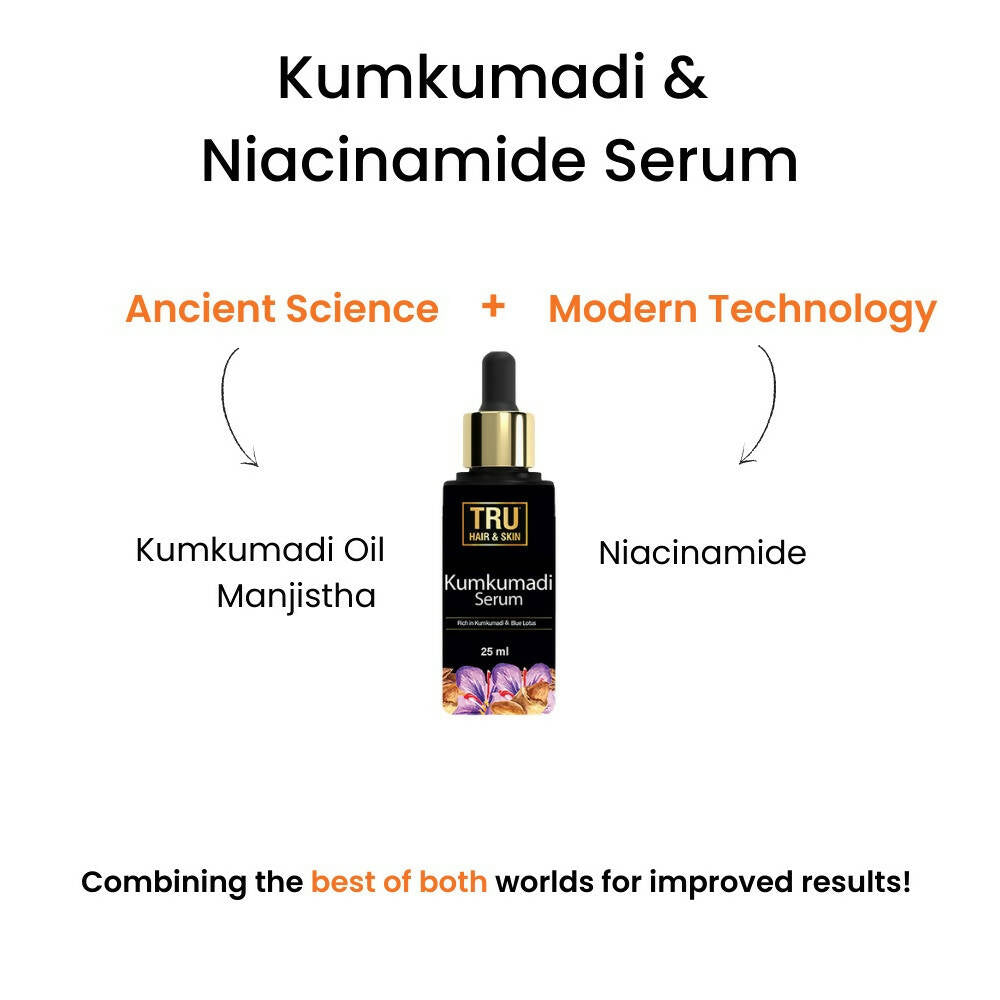 Tru Hair & Skin Kumkumadi & Niacinamide Serum  Grab2Buy Tru Hair & Skin Grab2Buy
