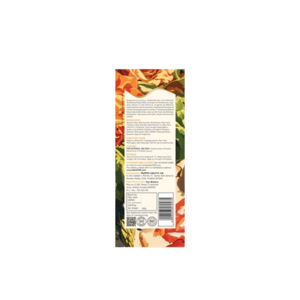 Wellwith Glutathione Face Wash  Grab2Buy Wellwith Grab2Buy