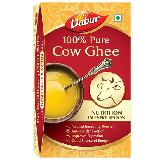 Dabur 100% Pure Daanedaar Cow Ghee | Cultured Cow Ghee | Pure and Natural Cow Ghee 