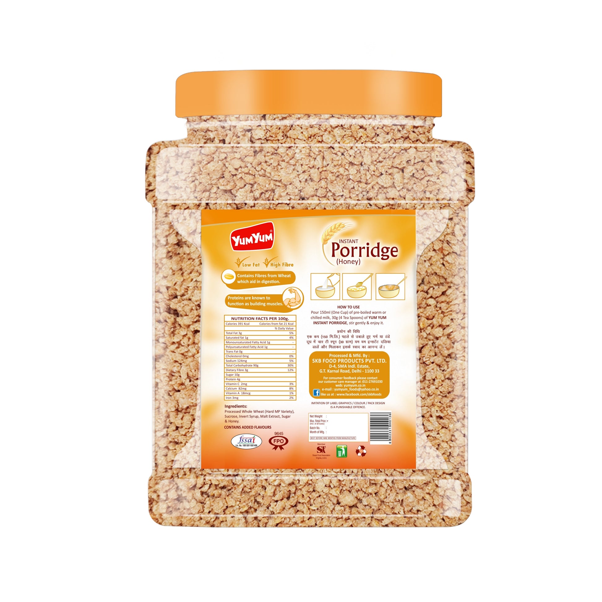 Yum Yum Instant Honey Porridge Jar  Grab2Buy Yum Yum Grab2Buy