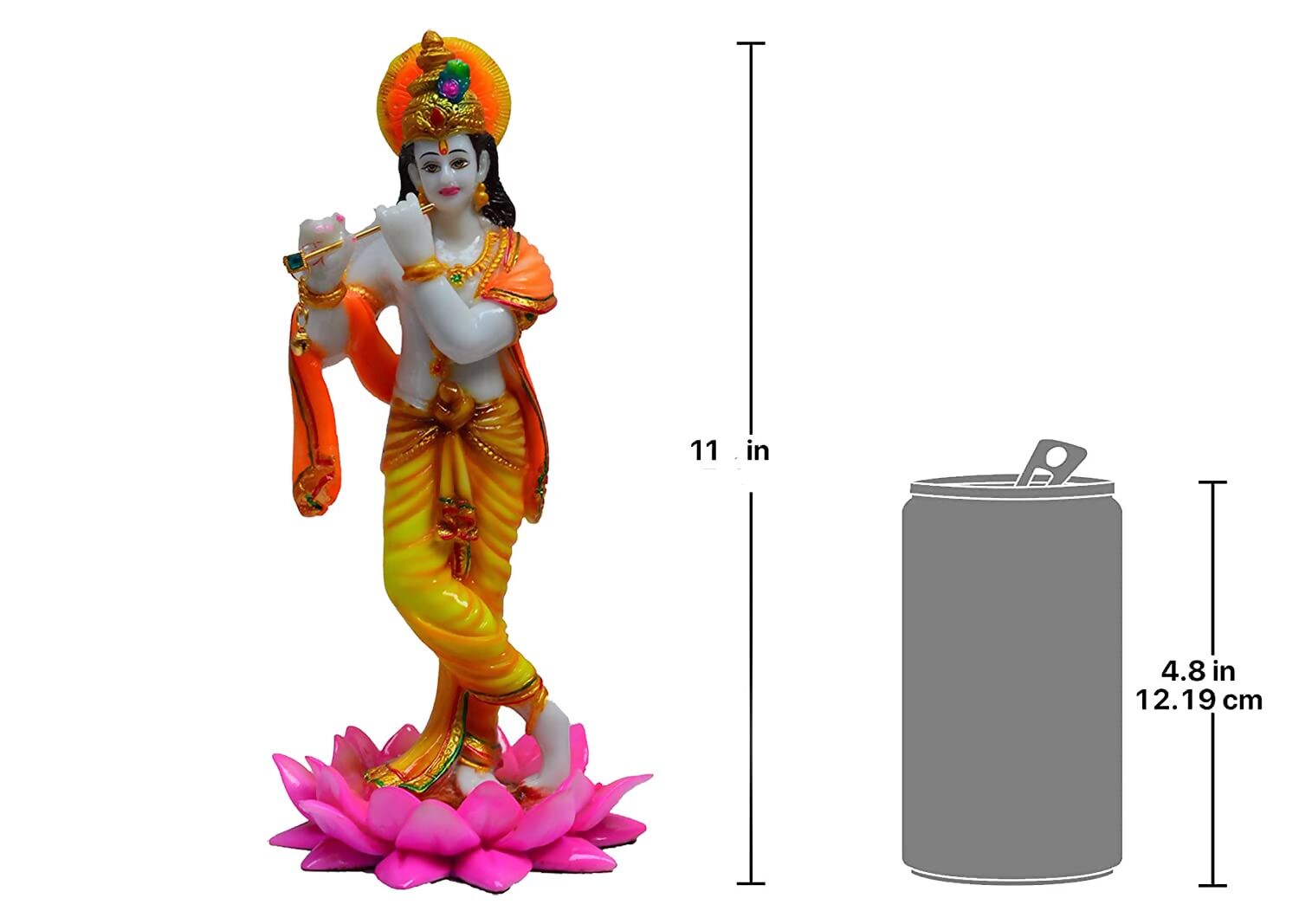 SN Handicrafts Standing Krishna Statue Idol - Grab2buy
