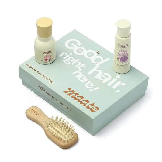 Maate Baby Hair Care Ritual Box | Baby Hair Care Kit - Grab2buy