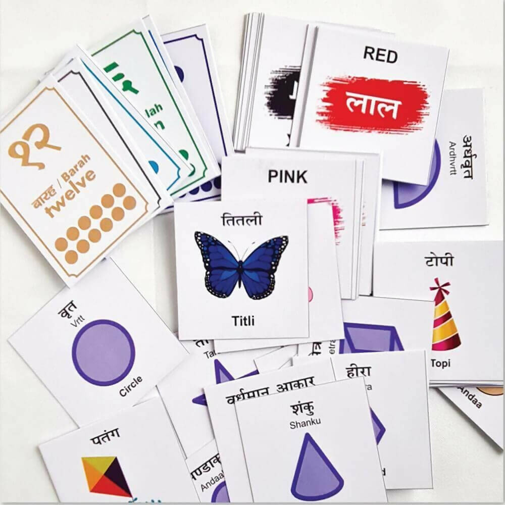 iLearnngrow Hindi Learning Kit - Activity Book for Kids to Learn Hindi Language with 15 Interactive Worksheets for Age 4 - 6 years
