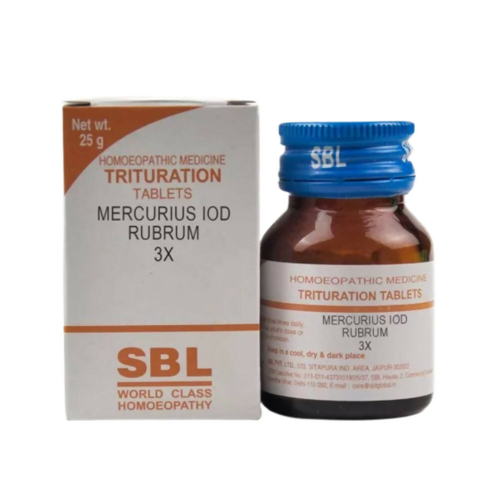 SBL Homeopathy Mercurius Iod Rubrum Trituration Tablets 