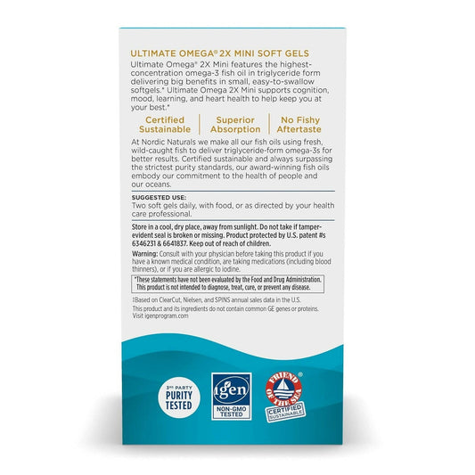 Nordic Naturals Ultimate Omega 2X Softgels - Grab2buy